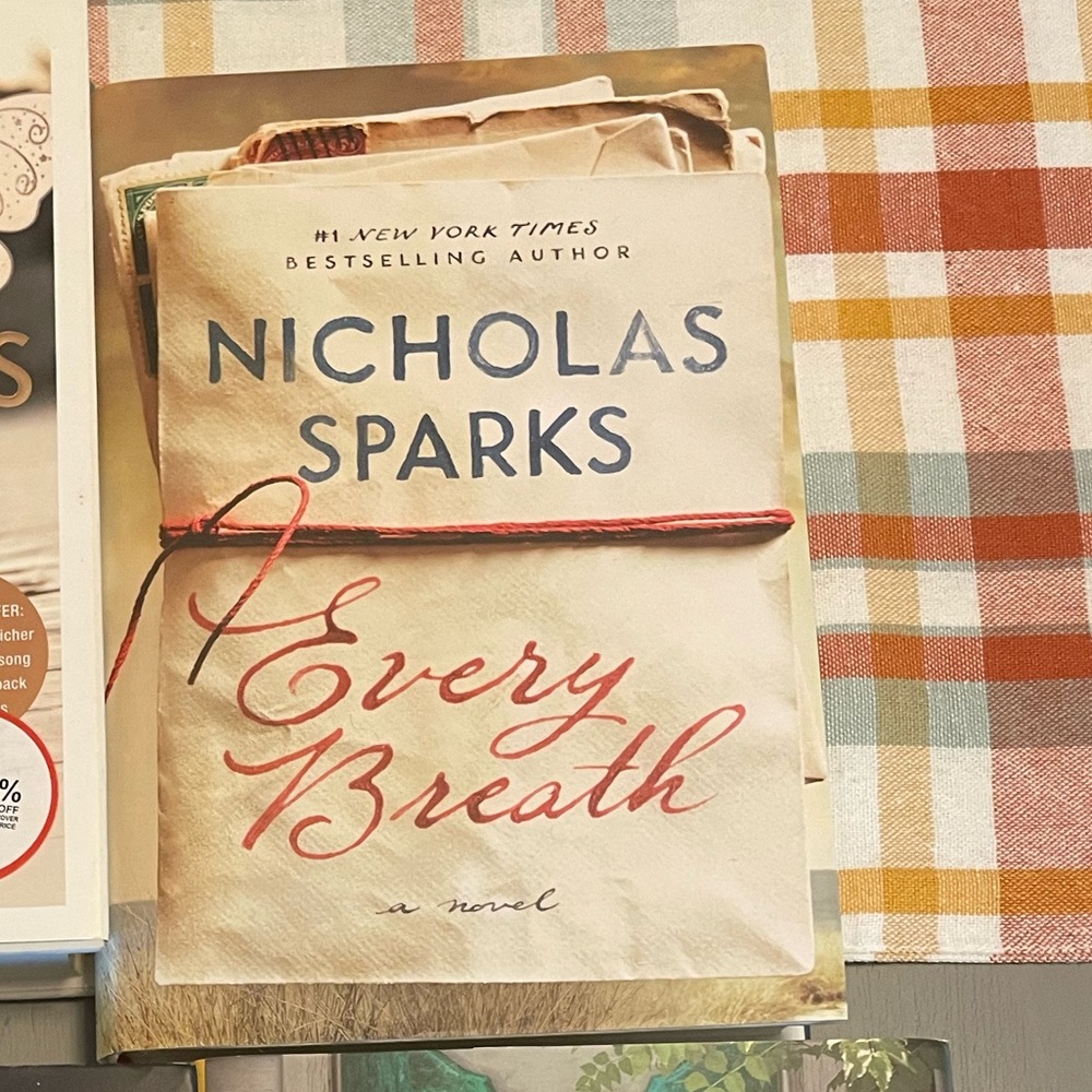 Nicholas Sparks “Every Breath” Hardback Book